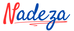 Nadeza Logo - Red Blue